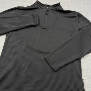 M-TAC Delta Level 2 Fleece Pullover Mens Medium Black 1/4 Zip Thermal Base Layer